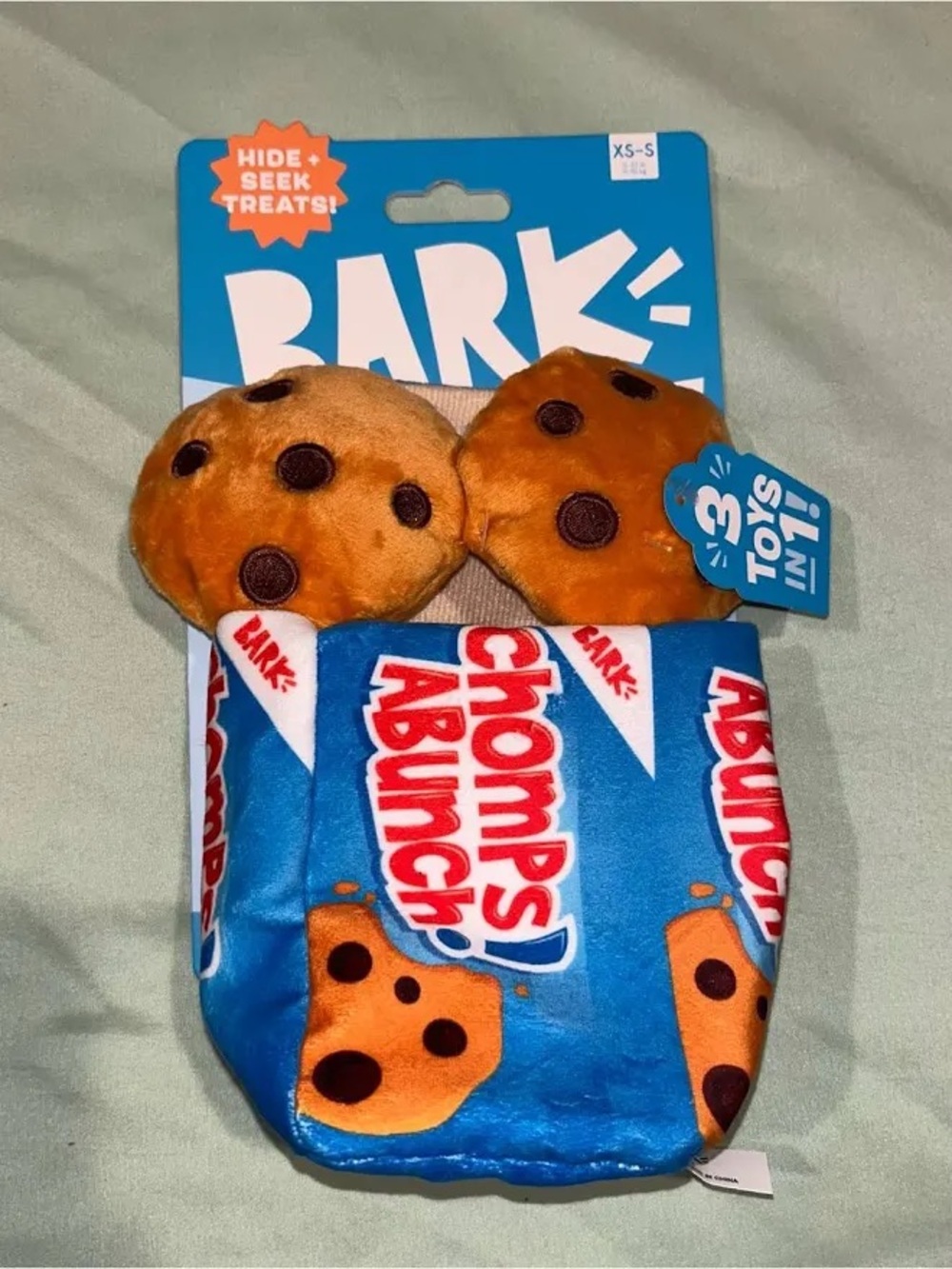 Bark Dog Box Toy Chomps A Bunch!  Dog Toy 3 in 1